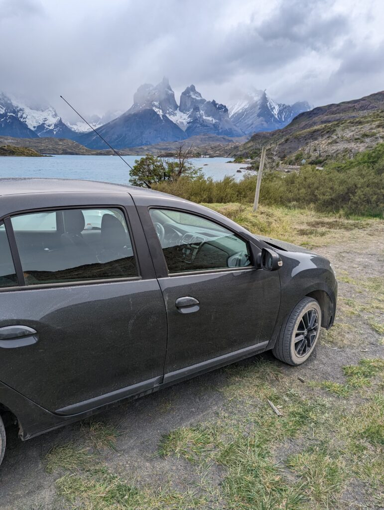 Driving In Torres del Paine